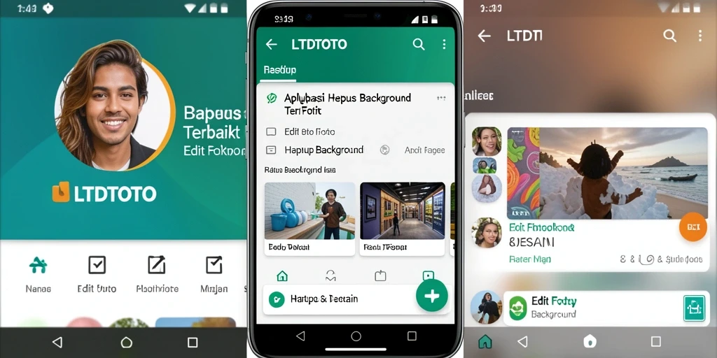 Tampilan antarmuka LTDTOTO saat menghapus latar belakang dengan mudah.