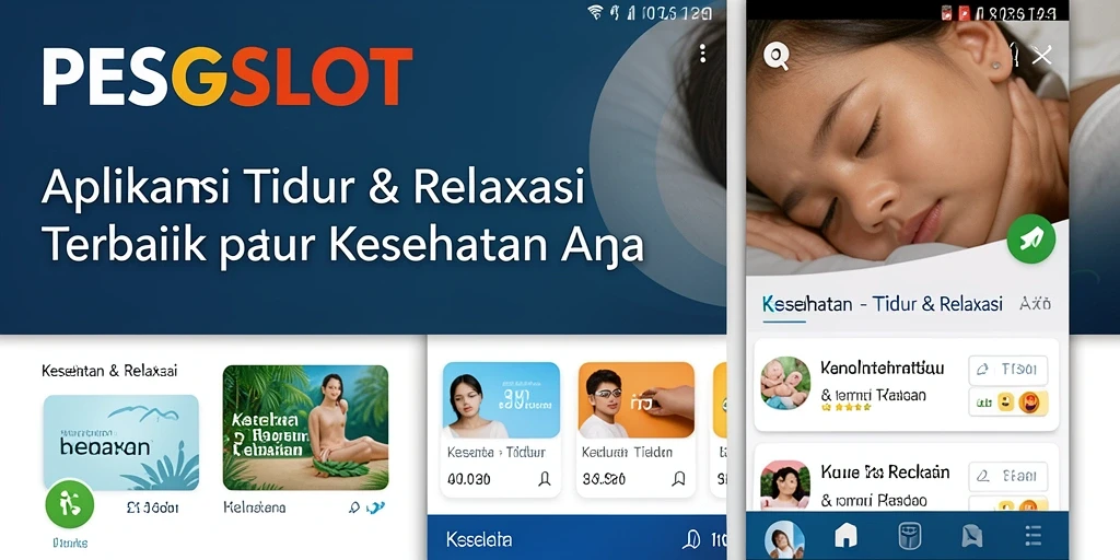 Antarmuka PESGSLOT yang menenangkan untuk tidur yang berkualitas.