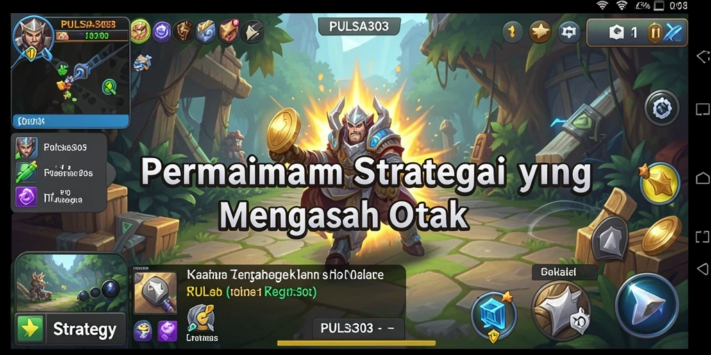 Tampilan antarmuka PULSA303 dengan fitur strategi yang menarik.